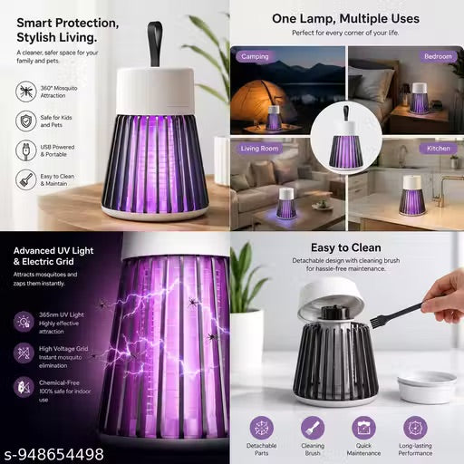 MosquitoLamp – Electric Mosquito Killer | UV Suction Trap | Safe Indoor Protection