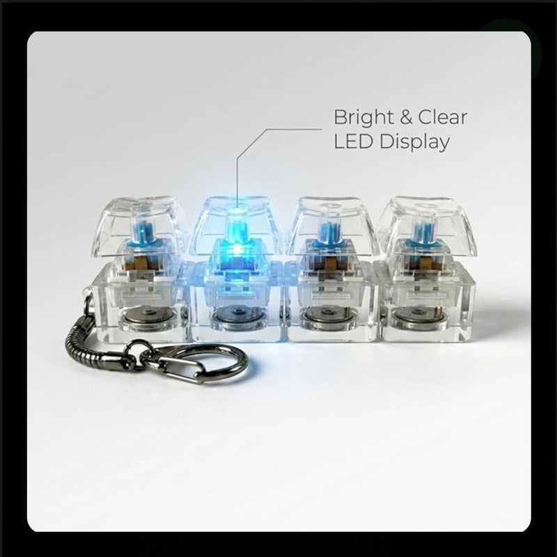 KeyZen™ – Mechanical Fidget Keychain | Satisfying Click Sensation | Focus & Calm