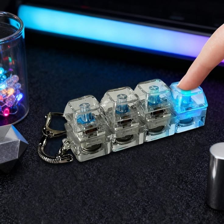 KeyZen™ – Mechanical Fidget Keychain | Satisfying Click Sensation | Focus & Calm