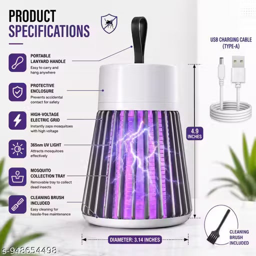 MosquitoLamp – Electric Mosquito Killer | UV Suction Trap | Safe Indoor Protection